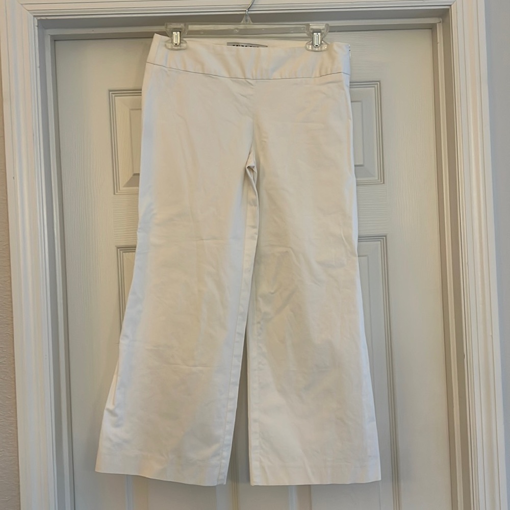 Trina Turk white wide leg pants!